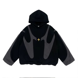 Premium Streetwear Custom Dtg Printed Mens Cotton Polyester Breathable Graphic Hoodie <b>for</b> Men - Product Image 2