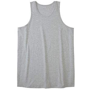 Cheap Price Breathable Quick Dry Training Gym Singlets Men Short Sleeve Solid Slim Made Pakistan Cotton/<b>Bamboo</b> <b>Fiber</b> Tank Tops - Product Image 5