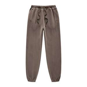 100% coton Baggy Cargo pantalons de survêtement taille moyenne poids lourd plat avant OEM Service disponible taille XL - Product Image 1