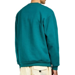 Sweat-shirt surdimensionné en polaire vierge à col ras du cou de haute qualité 300g Conception en relief Impression numérique Logo personnalisé Fourniture du fabricant - Product Image 2