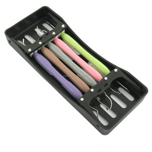 Dental Composite Filling Instruments 5Pcs Set <b>Silicone</b> Handle With Cassette CE ISO OEM ODM Surgical <b>Tools</b> Wholesale Supplier - Product Image 3