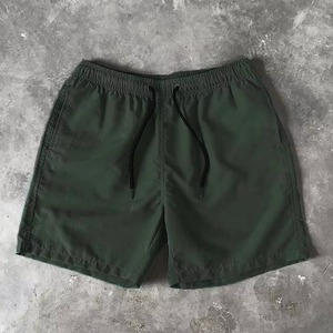Shorts en toile décontractés pour hommes, taille mi-haute, motif uni, vêtements de sport d'été, séchage rapide, haute qualité, service OEM - Product Image 4