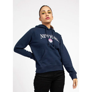Sweat à capuche surdimensionné moutarde pour femmes nouveau Design de haute qualité 100% coton polaire personnalisé vêtements de sport grande taille pour l'hiver - Product Image 3