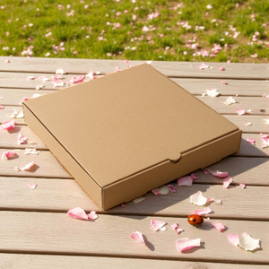 กล่องพิซซ่าคราฟท์แบบย่อยสลายได้เป็นมิตรต่อสิ่งแวดล้อมบรรจุภัณฑ์อาหารรีไซเคิลได้ปลอดภัยสำหรับร้านอาหารและร้านกาแฟ - Product Image 2