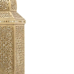 Modern Design Metal Moroccan Candle <b>Lanterns</b> in Gold Color For Home & Wedding tabletop Decoration Handmade <b>Lanterns</b> - Product Image 4