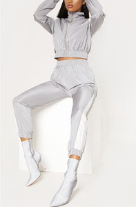 Conjunto Deportivo Casual Cortavientos para Mujer, Otoño, Dos Piezas, Transpirable, Cálido, Ecológico, Ligero, con Logotipo Personalizado, Tallas Grandes - Product Image 5