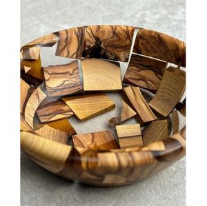 Top quality Resin and Wood Combo a Stunning Wooden Bowl with Unique Design Perfect for <b>Gift</b> Family <b>Friend</b> From India - Product Image 1