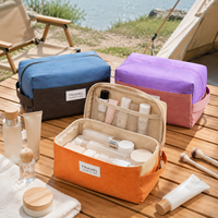 Sac de voyage de gros pour maquillage, grande capacité, organiseur de cosmétiques, trousse de toilette portable, sac de rangement de voyage, logo personnalisé OEM