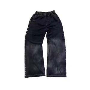 Vêtements de sport décontractés en molleton de coton/spandex à logo personnalisé, coupe régulière, hiver, uni, grande taille, pour la musculation - Product Image 6