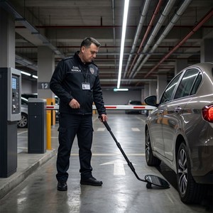 On-<b>Vehicle</b> Telescopic Under-<b>Vehicle</b> Search Mirror Car Inspection <b>Tool</b> - Product Image 2