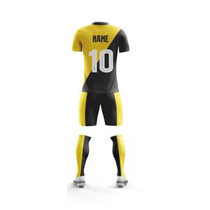 Ensemble chemise et short de couleur uniforme de football bon marché fabriqué sur mesure par sublimation à la mode vente en gros - Product Image 2