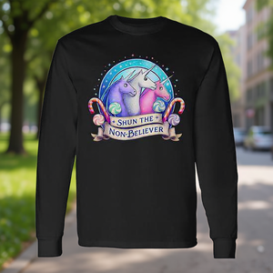 Maglietta a maniche lunghe Shun Unicorn Candy Serie Non-Believers - Per scopi promozionali - Product Image 3