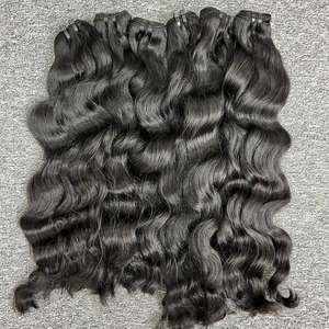 Cheveux birmans bouclés de la meilleure qualité, 100% cheveux humains, cheveux bruts cambodgiens un donneur - Product Image 2