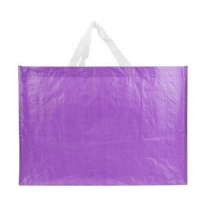 ถุงช้อปปิ้งผ้า PP ทอแบบกำหนดเองได้ พร้อมหูหิ้วสาย PP สำหรับซูเปอร์มาร์เก็ตและบรรจุภัณฑ์อาหาร - Product Image 3