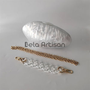 Bolso de mano de moda de noche Patrón de piedra Diseño único Monedero de mano multicolor para mujer Disponible al mejor precio - Product Image 2