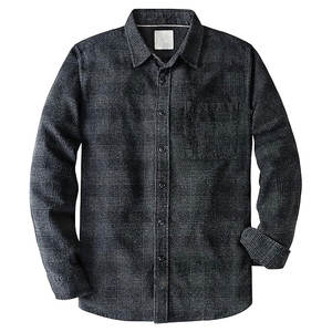 เสื้อเชิ้ตแขนยาวมีสไตล์สำหรับผู้ชายด้วยดีไซน์เข้ารูปและตะเข็บที่ทนทานเพื่อความสบายตลอดวัน - Product Image 1