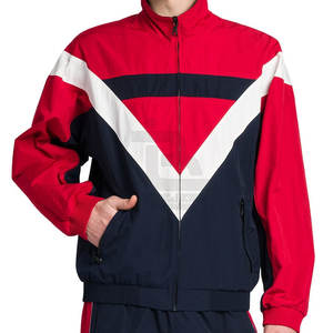 Conjunto de chándal cortavientos de invierno para hombre de último estilo, diseño sólido de talla grande 100% algodón transpirable de moda bajo MOQ al por mayor - Product Image 2