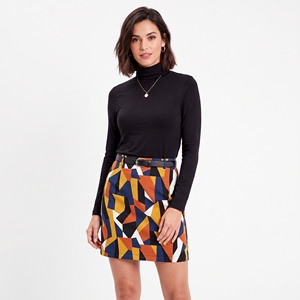 Women's Summer Printed Mini <b>Skirt</b> Abstract Pattern Casual Short <b>Skirt</b> OEM ODM Wholesale Factory Custom Print Low MOQ - Product Image 4