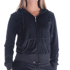 Chándales de alta calidad Premium Custom Jogger Sets Cremallera Sudadera con capucha Conjunto Chándal 2 piezas Conjunto Unisex Cargo Pantalones Chándal de terciopelo - Product Image 2