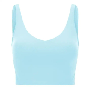 Vêtements actifs en coton à séchage rapide de haute qualité pour femmes haut court et soutien-gorge de sport ensemble XS à grande taille XL Fitness Gym Sports par filles - Product Image 6