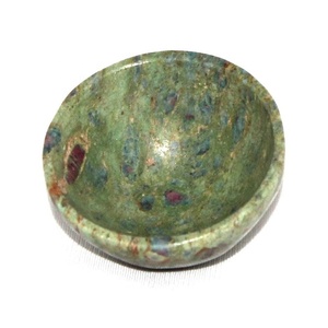 Material de piedras preciosas de alta calidad, cuenco de rubí y fucsita, producto de cuenco de piedra Natural, cuenco de cristal curativo de piedras preciosas para Decoración - Product Image 6