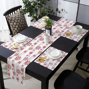 Venta al por mayor 100% algodón orgánico resistente al calor manteles decorativos personalizados impermeables restaurante uso doméstico certificado GOTS clásico - Product Image 2