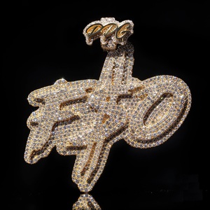 Collier à pendentif en diamant fait main de créateur pour la vente en gros de bijoux de luxe à usage quotidien et pour les cadeaux d'occasion spéciale - Product Image 2