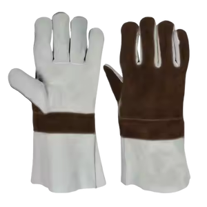 Gants de sécurité en cuir de vachette durable de qualité supérieure Protection anti-coupure et résistante à la chaleur pour soudeurs pompiers - Product Image 6