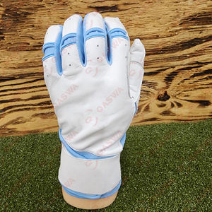 ถุงมือเบสบอลหนังวัวแท้กันลื่นสายรัดข้อมือยืดหยุ่นได้ดีไซน์แบบ OEM - Product Image 1