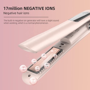 JAYSUNNY 2 in 1 Cordless Portable Ceramic Flat Iron Negative Ion <strong>Mini</strong> Wireless Usb Rechargeable <strong>Hair</strong> <strong>Straightener</strong> - Product Image 4