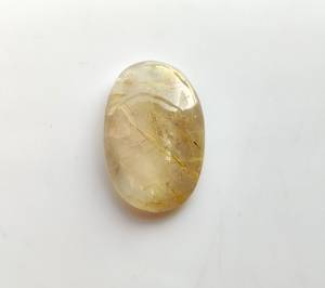 Cabochon de quartz rutile naturel de bonne qualité Taille de bague Quartz ovale en vrac Fabrication de bijoux en pierres précieuses Utilisation à des prix bon marché Vente en gros - Product Image 2