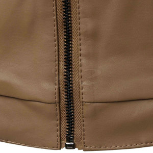 Veste en cuir d'hiver pour homme sur mesure, qualité supérieure, col montant, imperméable, respirante, nouvelle arrivée - Product Image 6