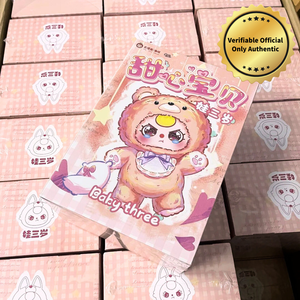 Genuino bebé tres V4 400% cariño bebé serie vinilo felpa caja ciega decoración del hogar muñeca caja misteriosa juguete regalos de cumpleaños - Product Image 1