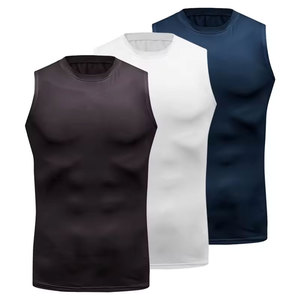 Nouveau dernier Style Unique à la mode Sublimation débardeur meilleur usine ventes directes hommes débardeur en couleurs unies - Product Image 6