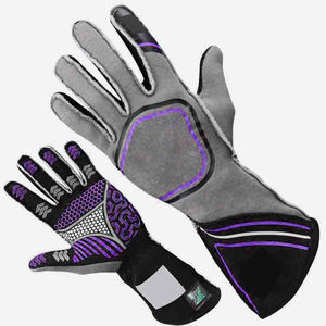 Guantes de kart de carreras de coches con agarre personalizado de alta calidad, guantes resistentes al desgaste antideslizantes, guantes a prueba de viento - Product Image 3