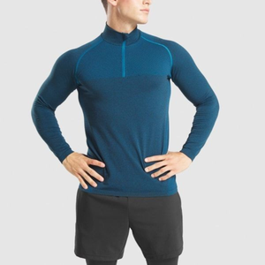 Chemises de base de golf légères et ajustées pour hommes, protection UV, évacuation de l'humidité, couleurs personnalisées, étiquette de logo, service OEM ODM - Product Image 1