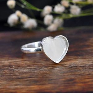 Nouvelle Collection 2025 : Monture de Bague Tendance en Argent Sterling 925 Plaqué Or 14K, Cœur Serti 8mm, Écologique, Vente en Gros, Idéale pour Bijoux DIY - Product Image 5