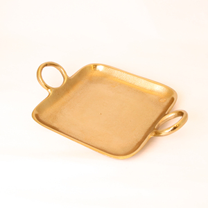 Plateau décoratif en aluminium polonais vaisselle vaisselle ustensiles de cuisine décorés hôtels restaurants fabricant en gros fournisseur - Product Image 2