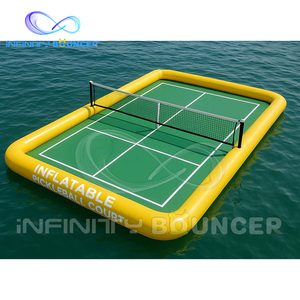 Nouveauté jeu <span class=keywords><strong>de</strong></span> sports nautiques gonflable terrain <span class=keywords><strong>de</strong></span> pickleball gonflable flottant terrain <span class=keywords><strong>de</strong></span> pickleball portable pour <span class=keywords><strong>lac</strong></span> <span class=keywords><strong>de</strong></span> mer - Product Image 3