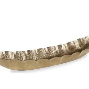 Plateau de service en aluminium de conception personnalisée pour fruits nourriture service de table décor utilisation au prix de gros - Product Image 6