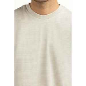 Camiseta de Manga Corta para Hombre, Corte Relajado, Cuello Redondo, Logotipo Frontal, Diseño Transpirable, 100% Algodón Jersey, Verano MN-TS-SS25-324 - Product Image 2