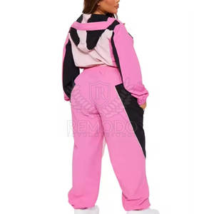 Conjunto cortavientos informal para mujer Perfecto para correr y actividades al aire libre Conjunto cortavientos para mujer - Product Image 4