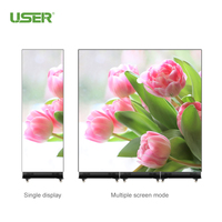Señalización Digital de Alto Brillo y Pantalla LED, Tótem con Soporte para Carteles LED, Pantalla LED para Publicidad y Marketing