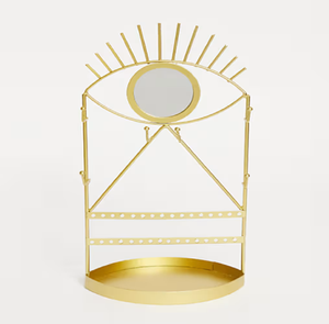 Expositor de joyas de metal con forma de ojo, soporte moderno para exhibir collares, anillos, pulseras disponibles a precios al por mayor - Product Image 1