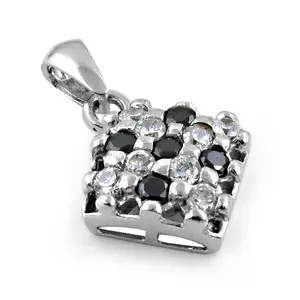 Colgante de oro rosa con circonitas cúbicas hecho a mano para uso diario de mujer, ideal para regalo - Product Image 1