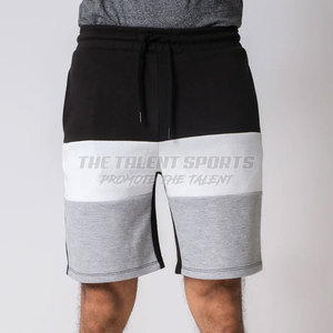 Shorts décontractés pour hommes, coupe ample, en coton et polyester, tissu non tissé, légers, anti-plis, service OEM, confort estival - Product Image 2