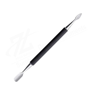 Max&Meet Pousse-cuticules triangulaire double face réutilisable en acier inoxydable, dissolvant de vernis à ongles, outil de manucure et de beauté, éplucheur - Product Image 2