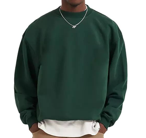 Sweat-shirt vintage en molleton français surdimensionné et lourd, 100% coton, personnalisable avec broderie, sweat-shirt à capuche BY BS 2026 - Product Image 3