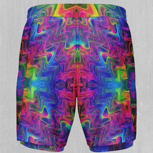 Shorts de sublimation pour homme, taille mi-haute, style décontracté, motif uni, séchage rapide, polyester/coton, cordon de serrage, collection été 2025 – Design haut de gamme - Product Image 5