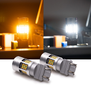 หลอดไฟคู่สี7444 7443หลอด LED สีขาวสีเหลืองอำพันป้องกันไฮเปอร์ไฟสัญญาณเลี้ยว CANbus ปลอดความผิดพลาดสำหรับ G54แพ็ค Hyuga 2ใหม่ - Product Image 2